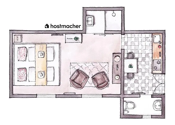 Appartement Practical 1br Flat By Center By Hm *
